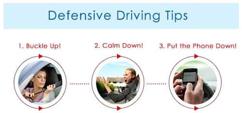 Five tips for defensive driving